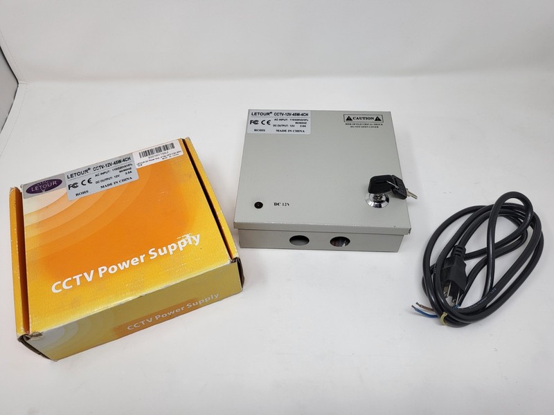 Letour CCTV-12V-45W-4CH 4Channel Power Supply gallery