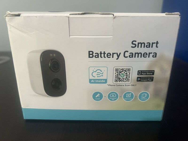 Smart Battery Camera Security Wireless Full HD Motion Detection AI Analysis
