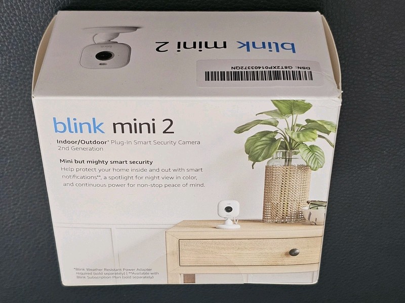 Blink Mini 2 (White) Indoor/Outdoor Plug-in Smart Home Security & Pet Camera HD gallery