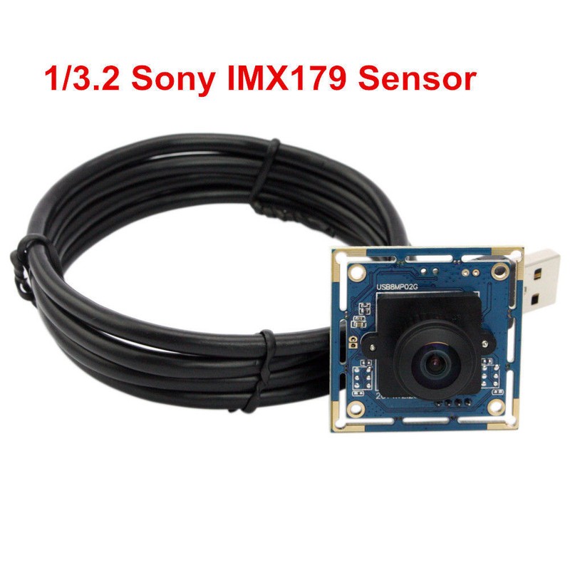 ELP 180 Degree Fisheye Lens HD Wide angle Webcam 8MP Sony IMX179 Vide USB Camera
