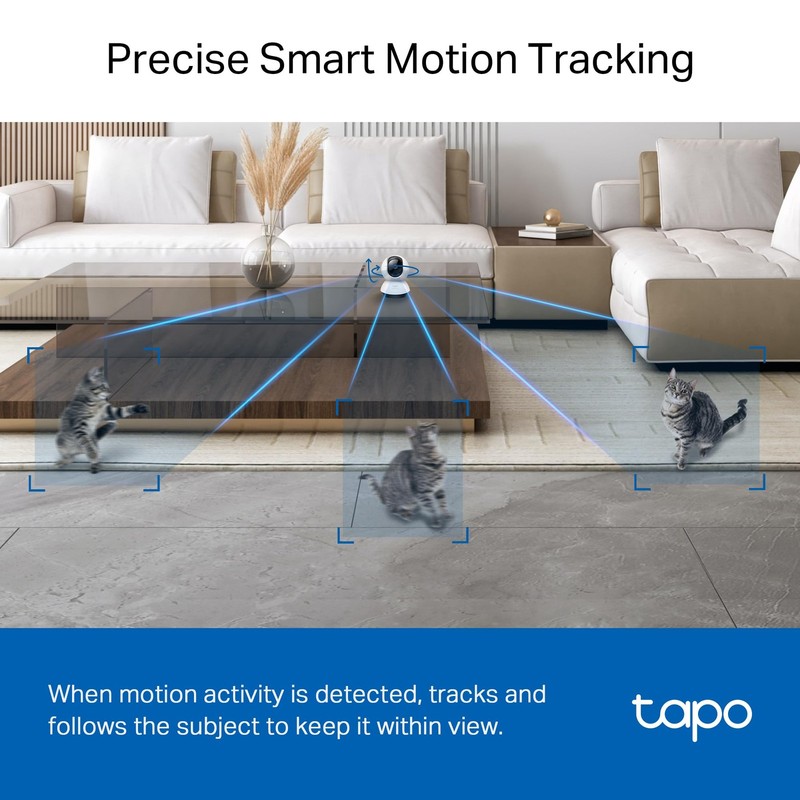 TP-Link Tapo 2K QHD Pan/Tilt Security Camera for Pet Camera Baby Monitor gallery