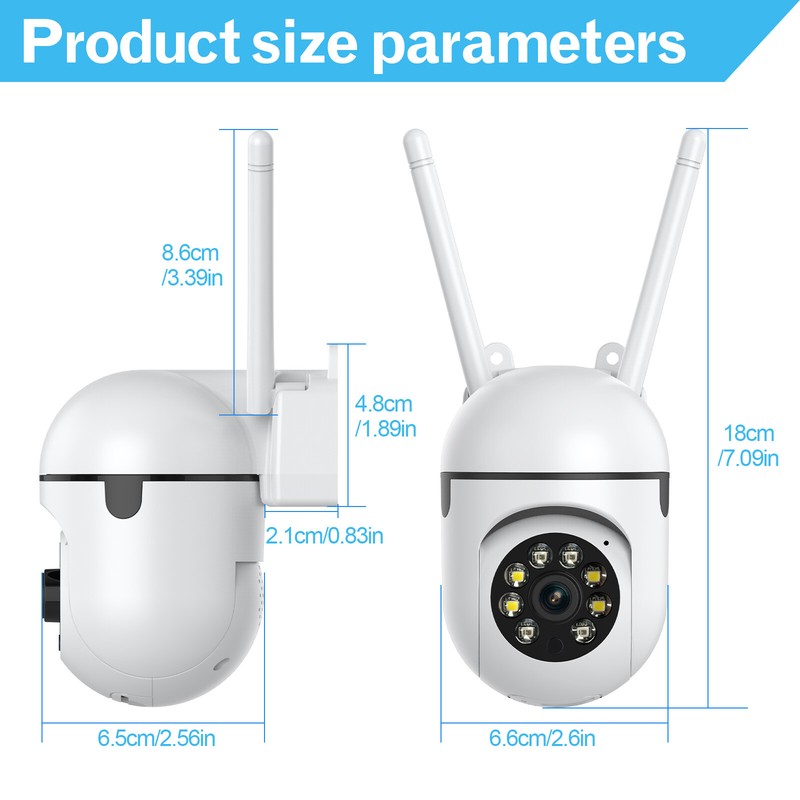 🔥LOT 4 Pack Wireless WiFi Security Camera System Smart Night Vision Cam 1080P gallery