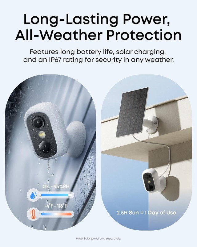 eufy eufyCam C35 Wireless Camera Outdoor & Indoor Magnetic Color Night Vision gallery