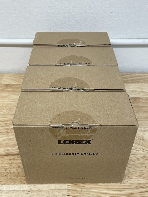 Lot of 4 - NEW Lorex by FLIR LAB243SB 4.0-Megapixel HD Bullet Camera - SEALED! gallery