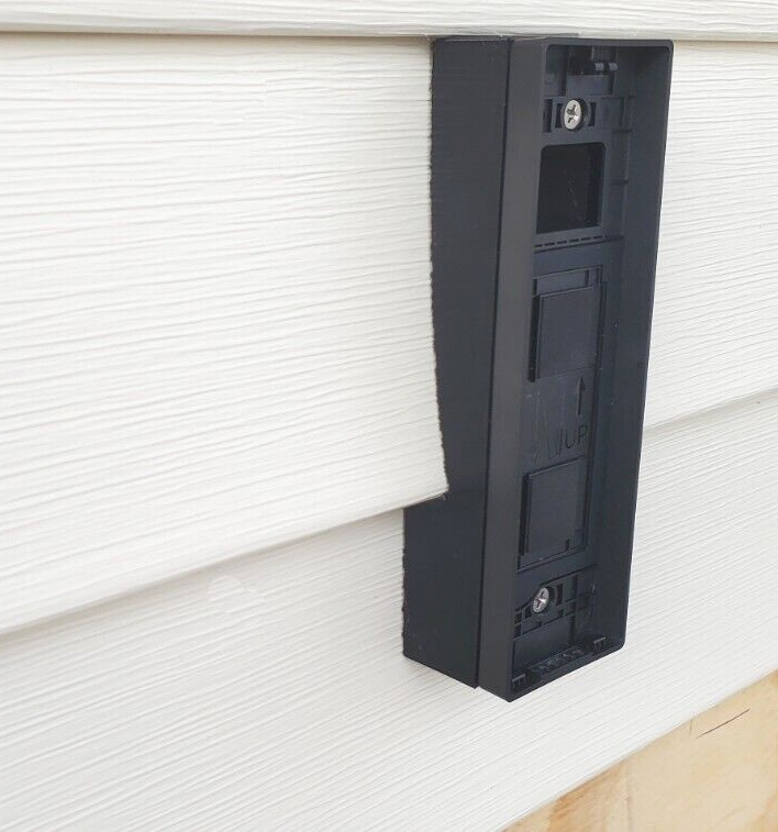 Wyze Duo Cam Doorbell 4 inch Vinyl Siding Mounting Bracket Wedge UV Resistant gallery