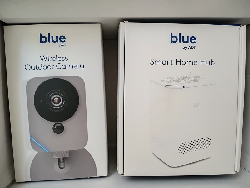 Blue by ADT Kit -Security System Set Camera Hub Etc as pictured gallery
