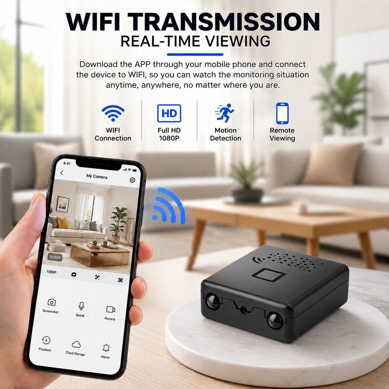 2026 Smart Mini WiFi Camera Wireless 1080P HD Night Cam w/Battery Home Security gallery