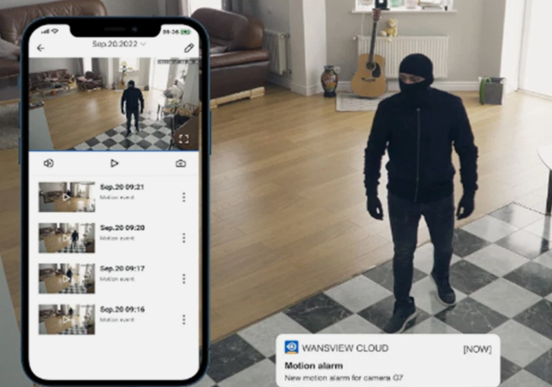 GALAYOU G7 WiFi 2K Indoor Home Security Camera Works with Alexa & Google Home gallery