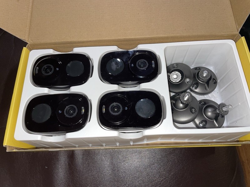 Rraycom 4 Pack Security Cameras Wireless Outdoor, 2K Battery Powered AI Motion