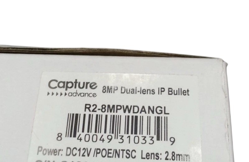 Capture Advance / ADI R2-8MPWDANGL 8MP Dual Lens IP Bullet Network Camera gallery