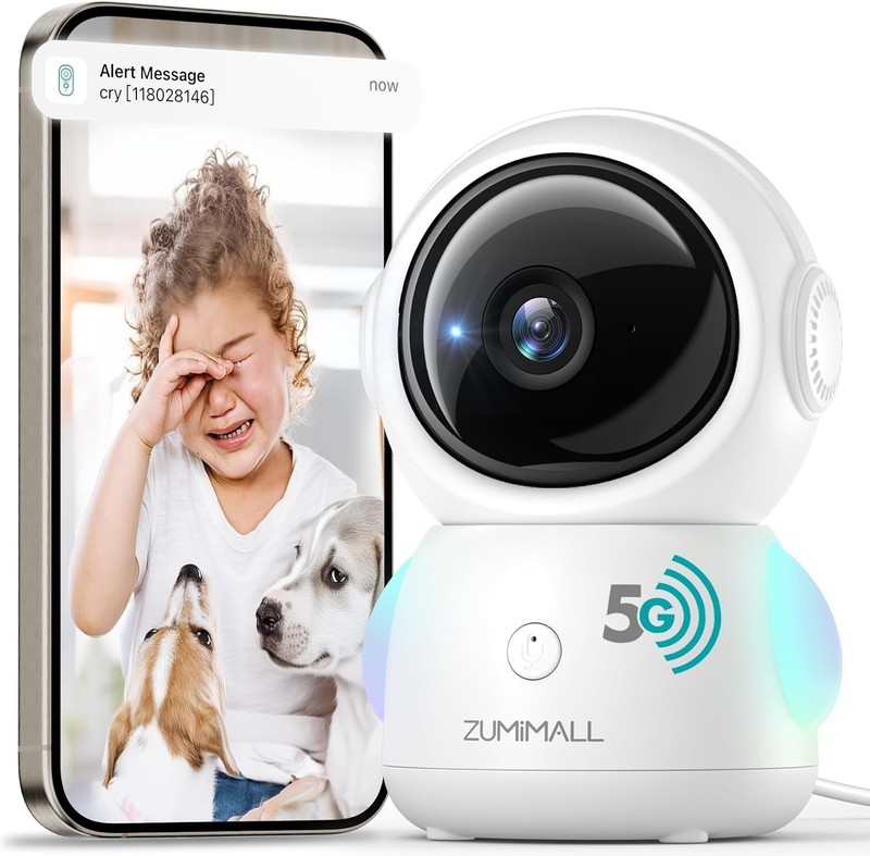 Security Camera Indoor, Baby Monitor with Camera and Audio | Pet/Dog/Cat Came... gallery