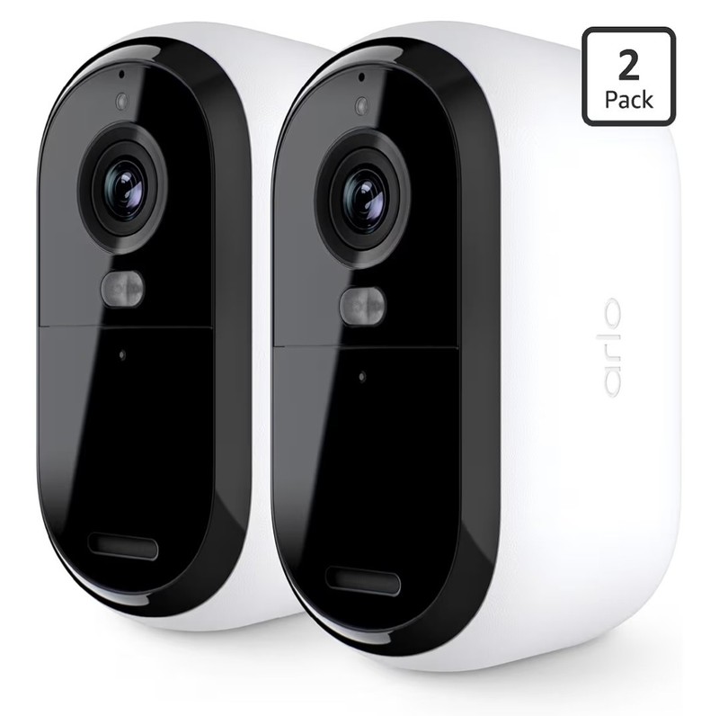 2-Pack Wireless Security Camera 2K Resolution Night Vision W/ 2-Way Audio New