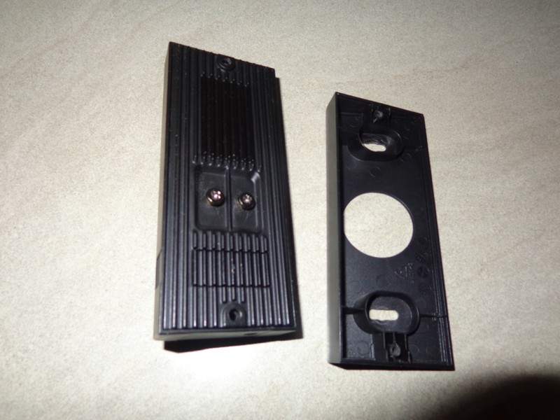 ring wired video doorbell camera - black - chime gallery