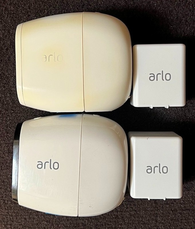 2X NETGEAR Arlo Pro 2 VMC4030p 1080P Wireless camera Surveillance Security gallery