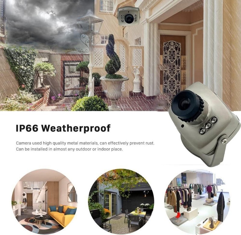 CCTV 1/3 CCD 1000tvl 6mm Indoor/Outdoor 6pcs IR LEDs Mini Video Camera Day/Ni... gallery