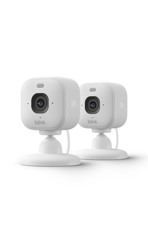 Blink Mini 2K+ Indoor Security Camera with Night Vision & Motion Detection gallery