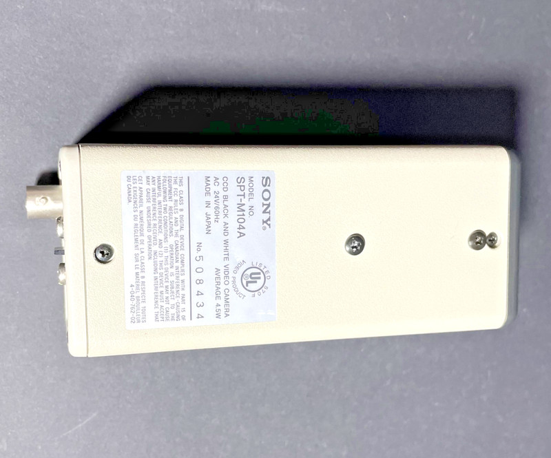 Sony Hyper HAD B & W Security Camera #SPT-M104A As Found UNTESTED Parts Only! gallery