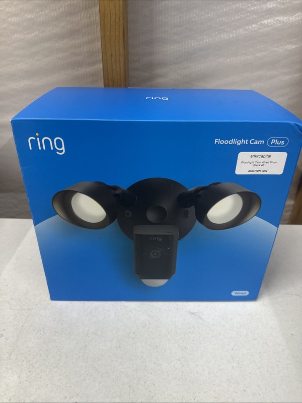 Ring Floodlight Cam Plus Wired Outdoor Smart Security Camera with Dual LED Light