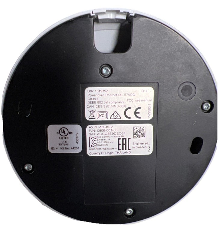 Axis M3046-V Mini Dome Network Camera - White gallery