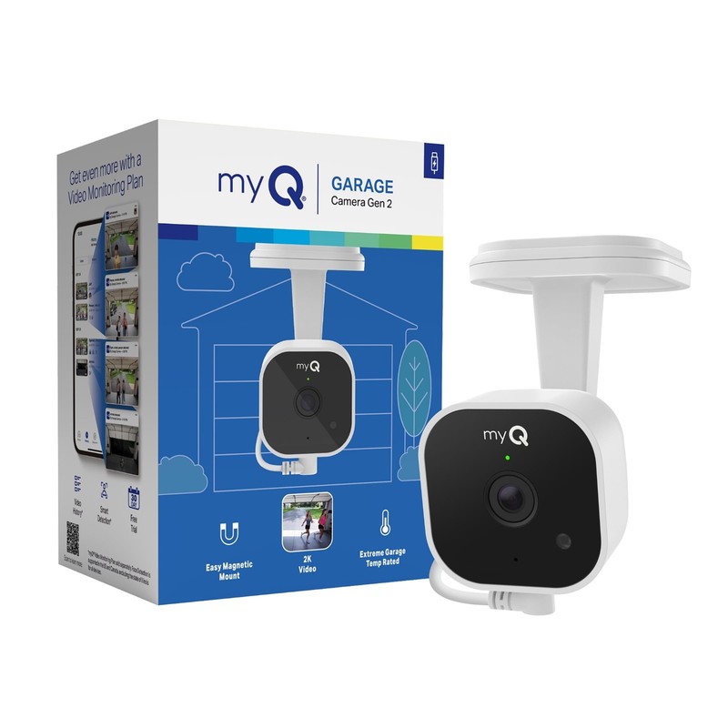 2K Smart Wi-Fi Garage Camera with Night Vision, 2-Way Audio, Motion Alerts & App gallery