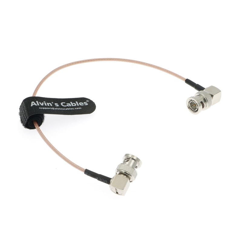 Blackmagic Rg179 Coaxial Bnc Right Angle Male To Male Cable For Bmcc Video Camer