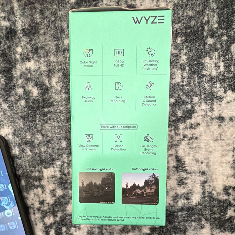 Wyze Cam v3 1080p Wired Wi-Fi Indoor/Outdoor Security Camera, Two-Way Audio gallery