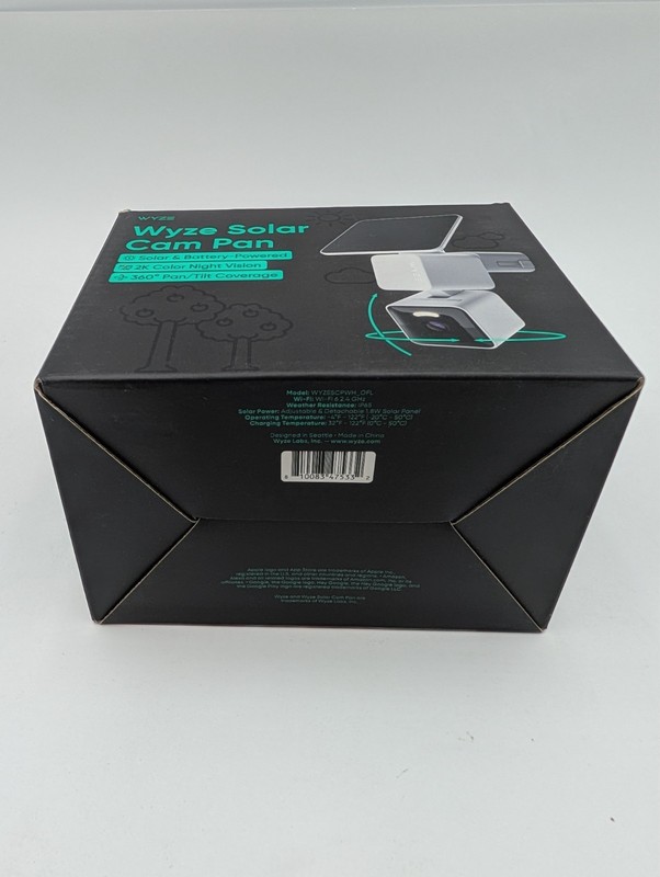 Wyze Solar Cam Pan Solar & Battery Powered 360 Pan/Tilt Coverage Night Vision gallery