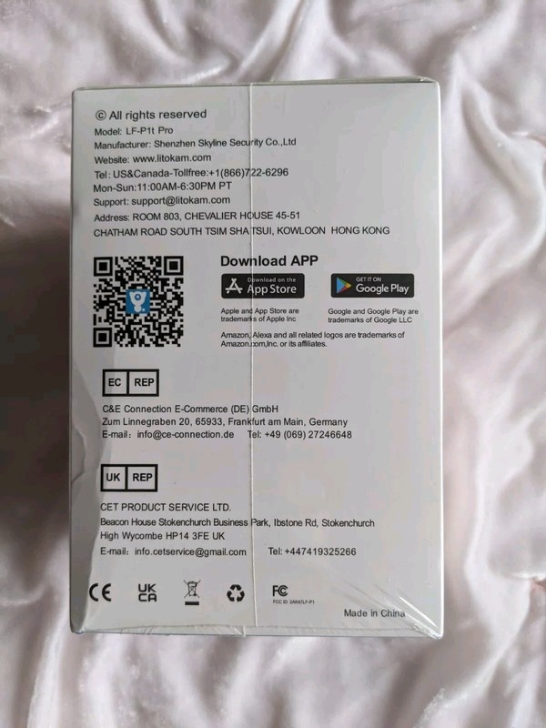 Litocam 5MP WiFi Smart Camera ~ 5G Dual Band WiFi ~ Brand New In Sealed Box gallery