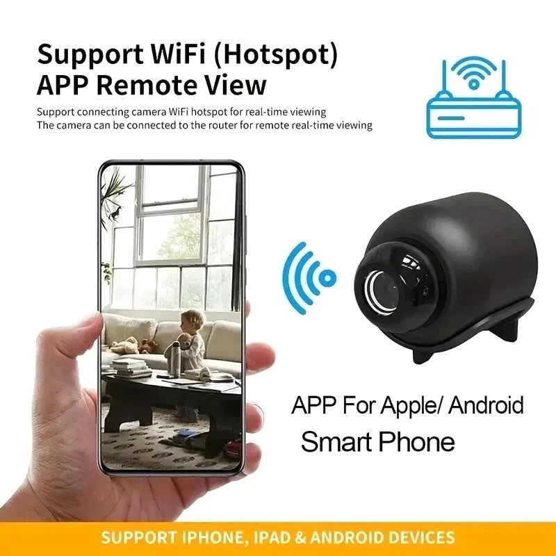 1080P Mini Camera CCTV WiFi HD IP Night Vision Camcorder Home Security Cam US gallery
