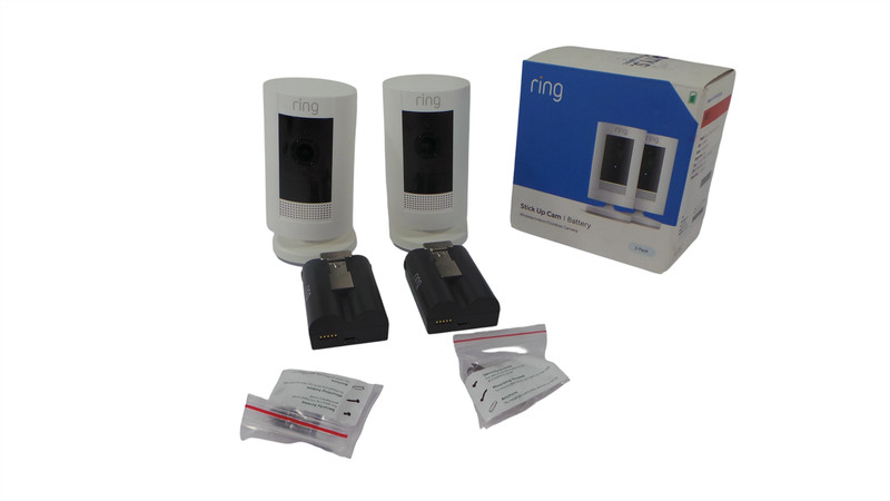Lot of 2 Ring Stick Up Cam 5UM7E5 3rd Gen In/Outdoor Battery Security Camera