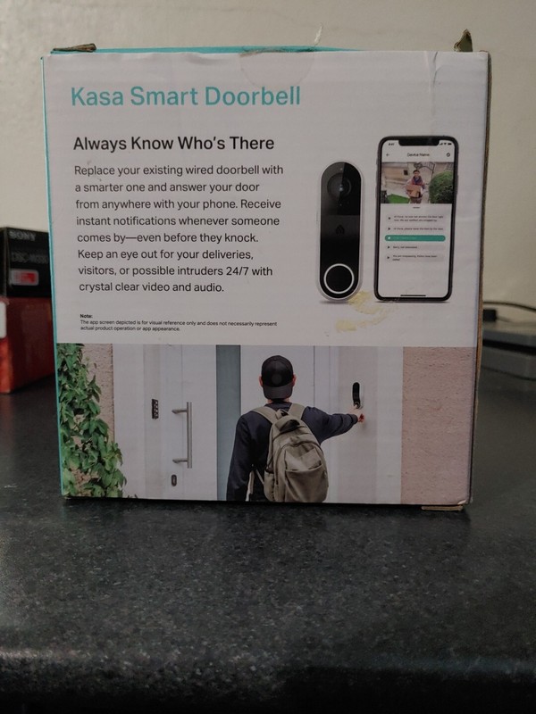 TP-LINK Kasa Smart Video Doorbell Camera Hardwired w/ Chime, 3MP 2K Resolution gallery