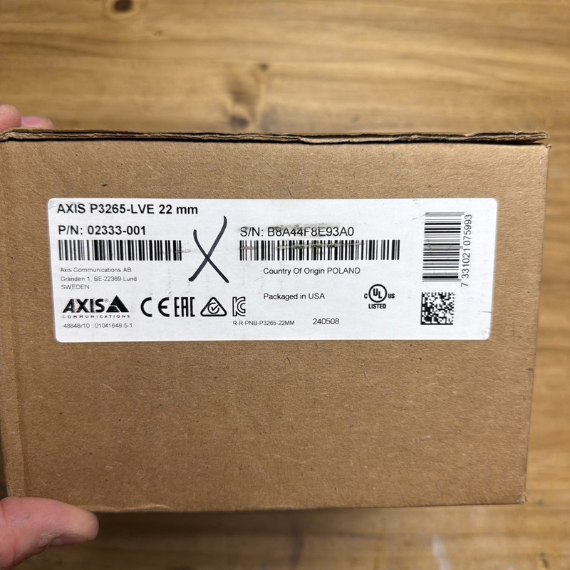 Axis P3265-LVE 22mm