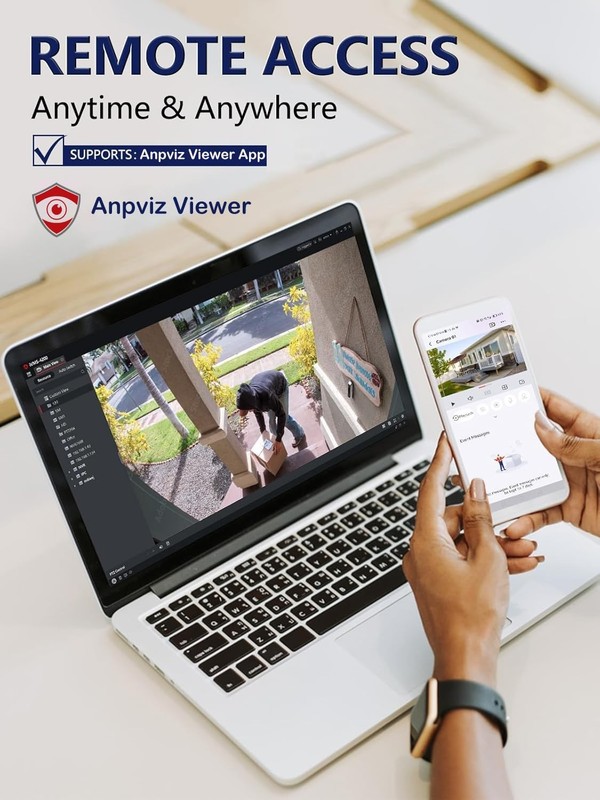Anpviz 2PCS 8MP PoE IP Camera Outdoor Human/Vehicle Detection Smart Dual Light gallery
