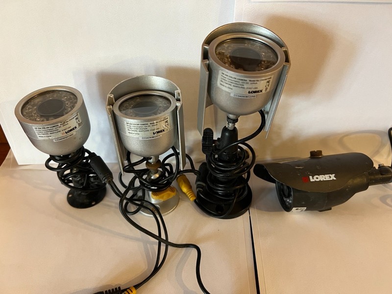 4- Lorex Professional Security Camera lot – Qty3-CVC6975HR, Qty1-MC6041