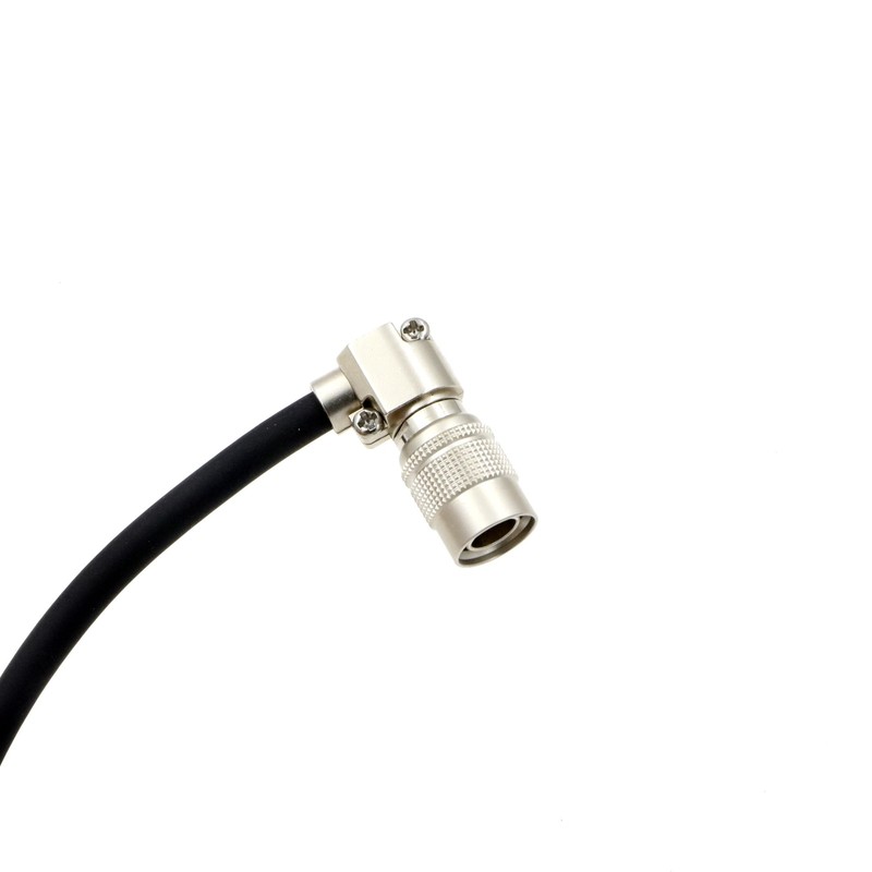 Right Angle Hirose 4 Pin Male To DTap Power Cable Fit 688/644/633 50cm gallery