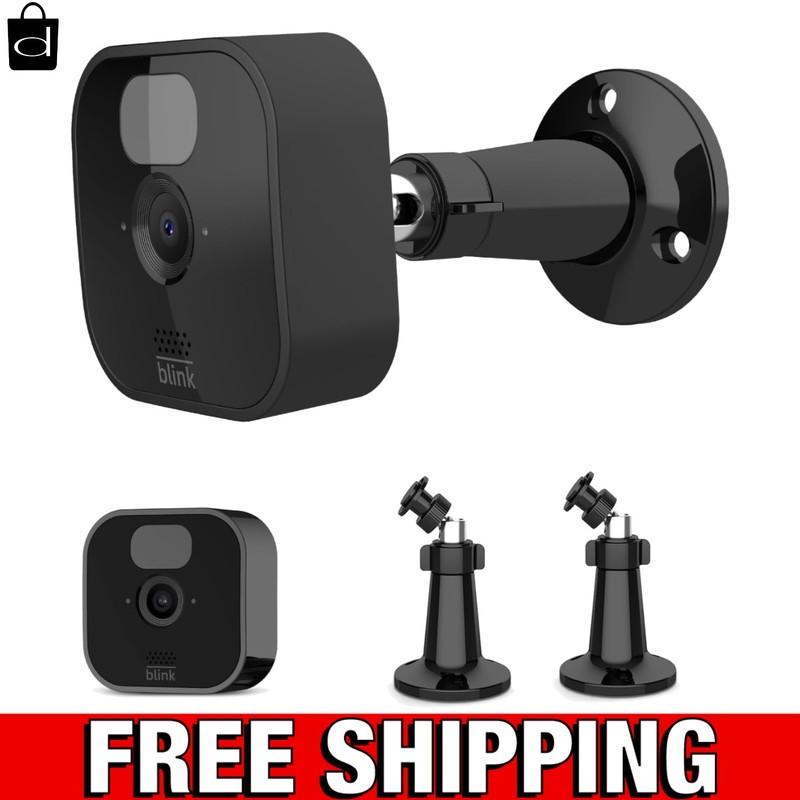 Blink Outdoor Camera Mount, 360 Degree Adjustable Indoor/Outdoor Wall Black