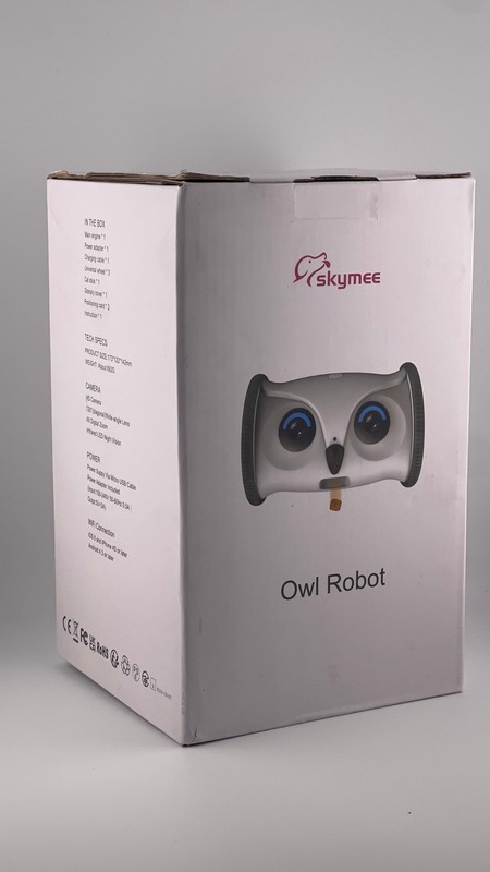 New OpenBox Skymee Owl Robot 1080P HD Pet Camera Treat Dispenser Mobile Wifi Toy gallery