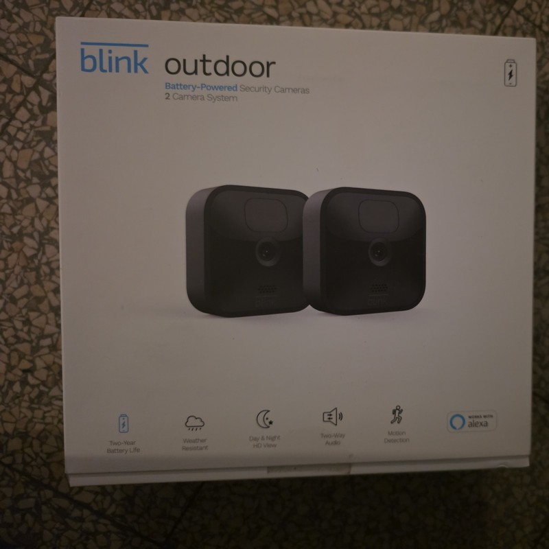 NEW Blink Outdoor Wireless Security Camera Two Pack – Factory Sealed