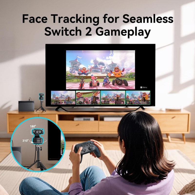 EMEET PIXY Dual-Camera Ai-Powered PTZ Camera 4K, AI Tracking, PDAF&AI Autofocus gallery