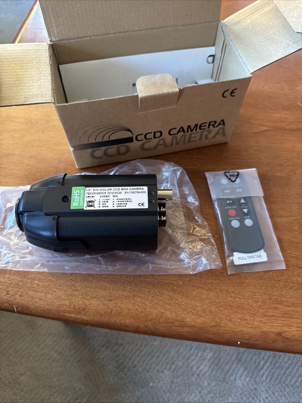 1/3” D/N Color CCD Box Camera CPC4061DVR Open Box Unused gallery
