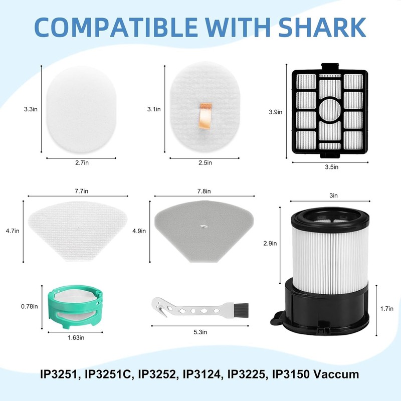IP3251 Filter Replacement for Shark IP3251C IP3252 IP3124 IP3225 IP3150 gallery