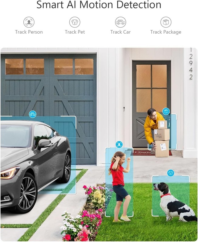2K Wireless Outdoor Security Camera with Color Night Vision & 2-Way Audio gallery