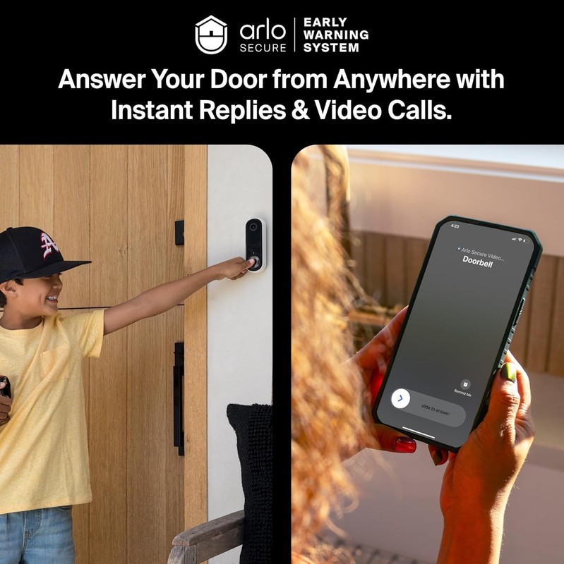 2K Wireless Video Doorbell with Night Vision 2 Way Audio Motion Detection gallery