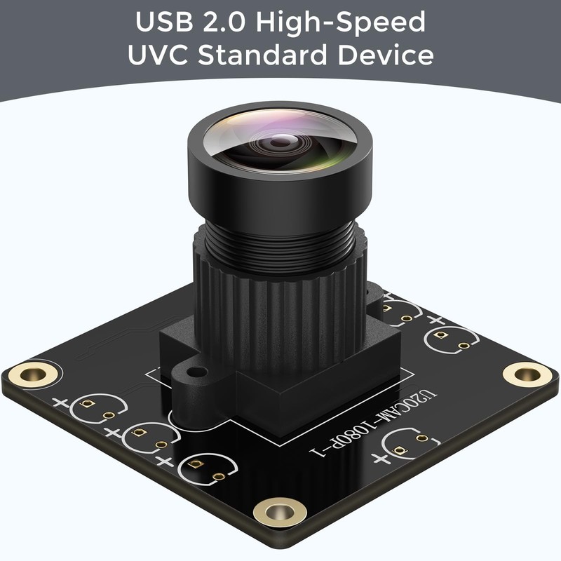 1080P USB UVC Camera, 130° Wide Angle, Plug & Play for PC, Raspberry Pi, Linux, gallery