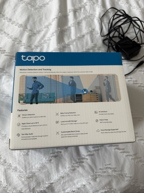 TP-Link Tapo C210 2K Resolution Pan/Tilt Home Security Camera - White gallery