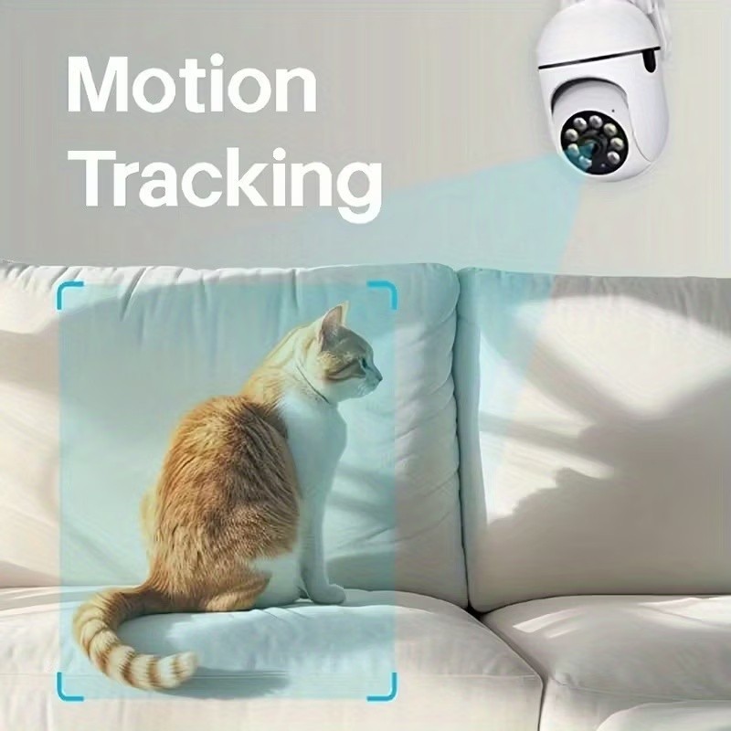4Pcs WiFi Cameras, 1080P HD, Two-Way Audio, Night Vision, IP54 Waterproof gallery