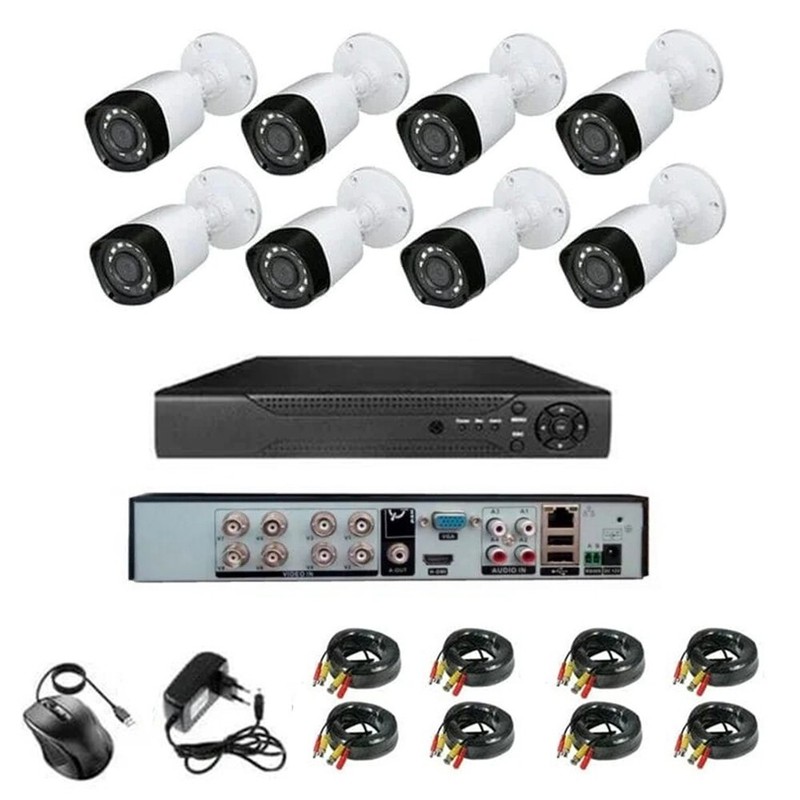 8 Camera 3mpx Video Surveillance Kit