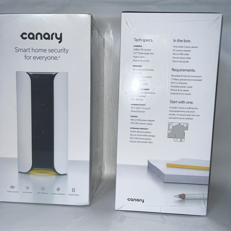 Canary Smart Home Indoor Security Camera (Set of Two) gallery