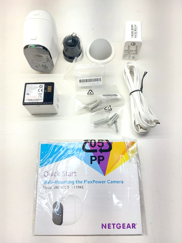 Netgear FlexPower Wire-Free IP Camera VNC4030-111PAS 606449128710