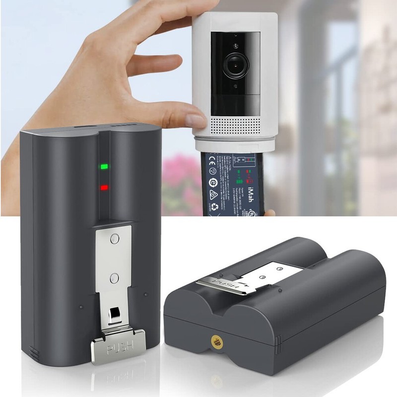 2 Pack Ring V4 Battery for Ring camera Doorbell Solar Floodligh 2/3/4/3 plus US
